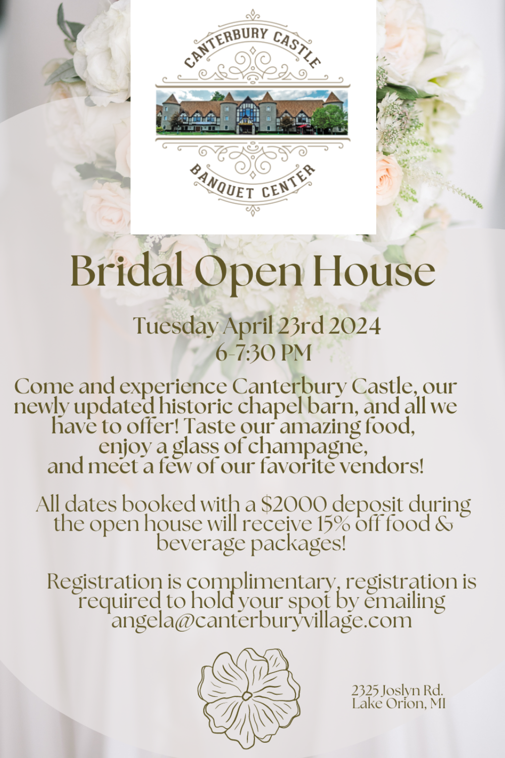 Bridal Open House Canterbury Village Lake Orion